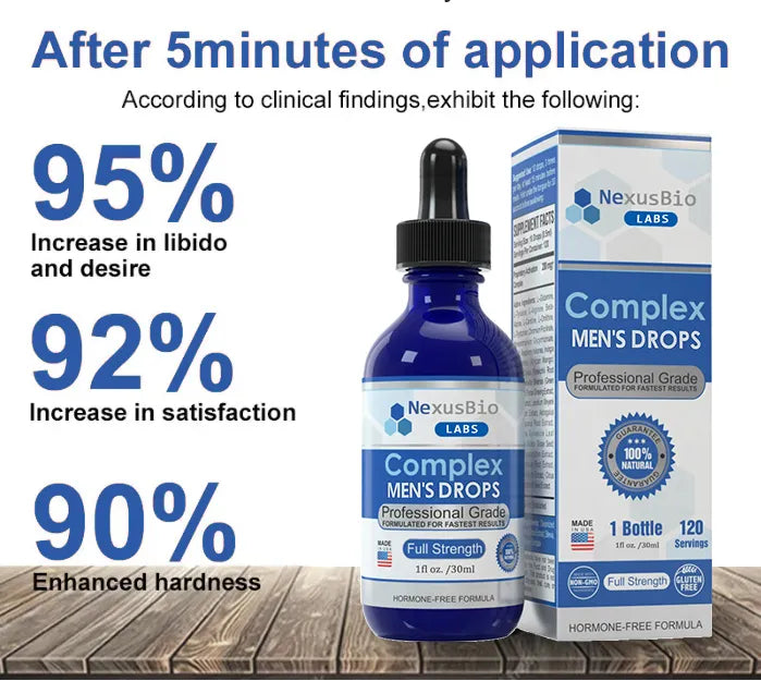 NexusBio Labs Complex Men's Vitamin Drops[🎉Second Anniversary Special🔥]