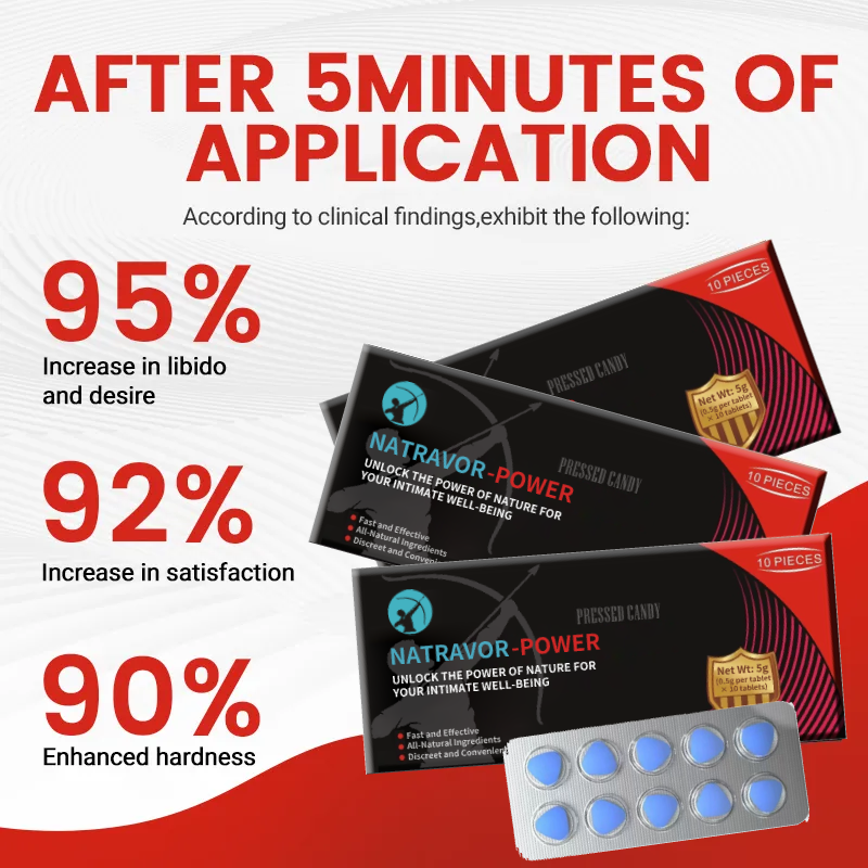 🔥NATRAVOR® Men's Care Compressed Candy Tablets🔥Stronger And Longer Lasting🔥